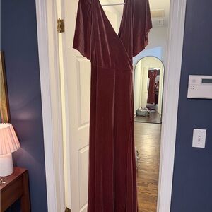 Jenny Yoo Wrap Front Dress